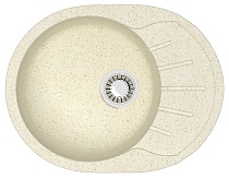 Кухонная мойка AZARIO Light 575х440х215) искусственный мрамор, цвет Бежевый (CS00079919)
