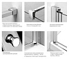 Душевой уголок Radaway EOS KDJ-B 80x100 интимато R