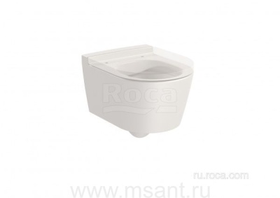 Чаша Roca Inspira Round подвесная 480, Rimless, бежевый 346528650