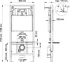Комплект Berges NOVUM525, кнопка F3 хром глянец, унитаз Floe Rimless, сидение Floe Slim SO