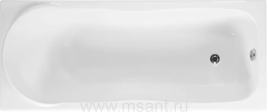 Акриловая ванна Vagnerplast Penelope 170x70 ультра белый