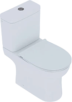 Унитаз-компакт IDDIS Drum DRU2DSEi24 безободковый с сиденьем из дюропласта с Soft Close