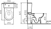 Унитаз-компакт VitrA S50 9797B003-7204 с микролифтом