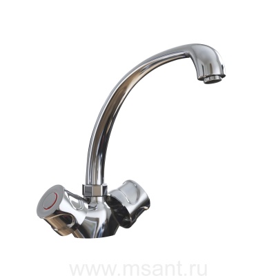 Смеситель для кухни 1/2 кер. MIXLINE ML01-03 п/гайку (без подводки)