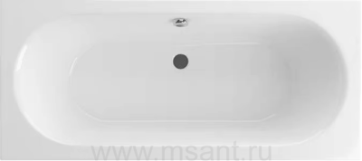 Акриловая ванна Excellent Oceana WAEX.OCE18WHS 180х80