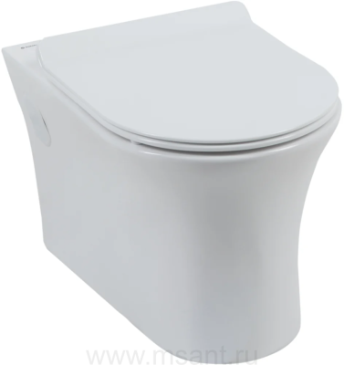 Унитаз подвесной Aquanet Roll-W CL-12249D Крышка-сиденье SoftClose Aquanet Slimseat