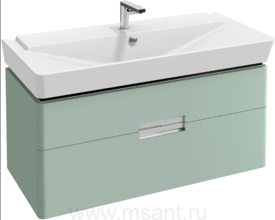 Тумба для комплекта Jacob Delafon Reve 100 оливковая, 2 ящика
