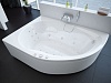 Акриловая ванна Aquatek Вирго 150x100 L, с каркасом, фронтальным экраном, сливом-переливом