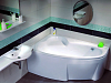 Акриловая ванна Ravak Asymmetric 170x110 L с ножками