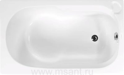 Акриловая ванна Vagnerplast Nike 120x70 ультра белый