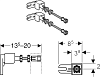 Система инсталляции для биде Geberit Duofix 111.520.00.1 + 156.050.00.1 + 111.815.00.1
