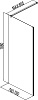 Душевая перегородка Aquanet Cinetic AE12-F-80H190U-CT