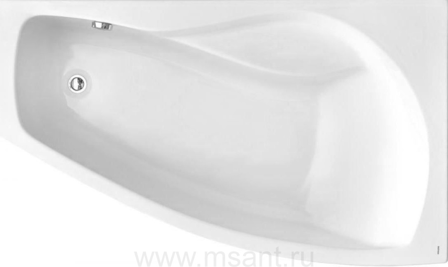 Акриловая ванна Santek Майорка XL 160х95 правая