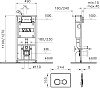 Комплект унитаз с инсталляцией VitrA Integra 9856B003-7200