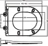Крышка-сиденье BelBagno BB2031SC с микролифтом, петли хром