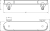 Полка Migliore Amerida ML.AMR-60.420.DO золото