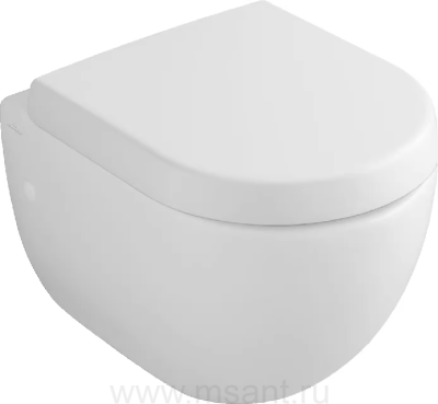 Унитаз подвесной Villeroy & Boch Subway 6604 1001 укороченный, alpin