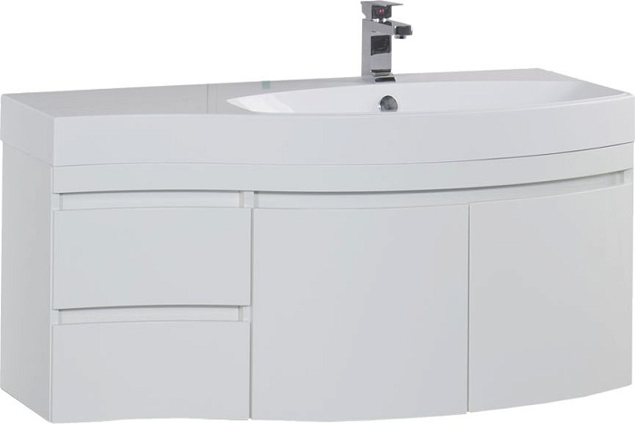 Тумба Aquanet Опера 2-115 белая R