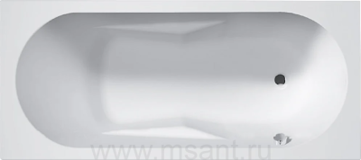 Акриловая ванна Riho Bathtubs Lazy 170х75 R