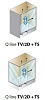 Душевая дверь в нишу Kolpa San Q-line TV/2D 100