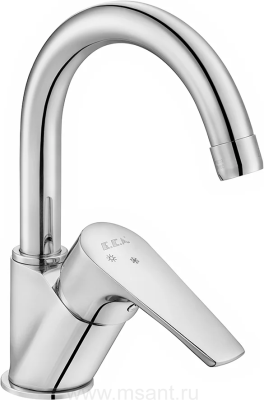 Смеситель для раковины E.C.A. Niobe 102188054EX