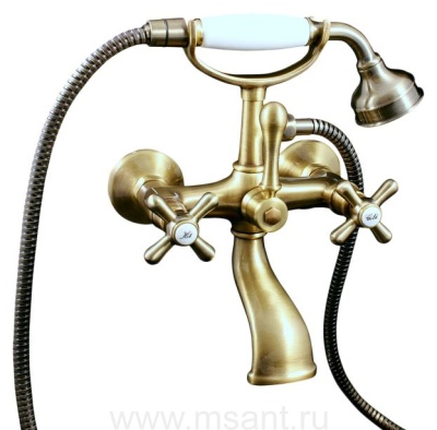 Смеситель Rav Slezak Morava retro MK159.5/2SM для ванны с душем
