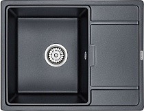 Мойка кухонная Paulmark Weimar PM216550-BLM черный металлик