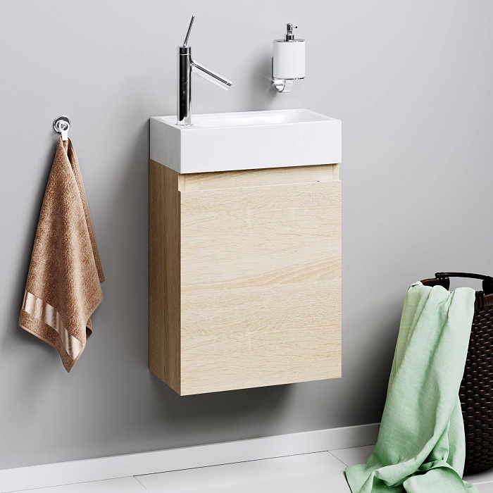 Тумба Aqwella Leon MP 40 дуб сонома