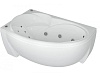 Акриловая ванна Акватек Бетта 150x95 L, с каркасом, сливом-переливом, без фронтального экрана
