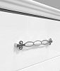 Тумба Comforty Неаполь 65, подвесная, белый глянец с раковиной 50165