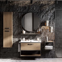 Мебель для ванной AQUATON ЛофтФабрик 80 дуб кантри