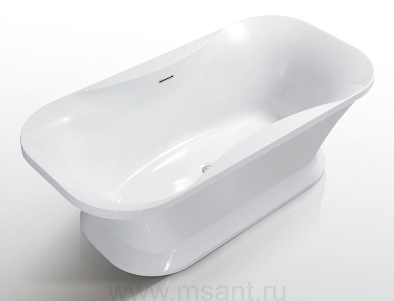 Ванна акриловая Azario BORDEAUX 180x90 с сифоном и металлической рамой