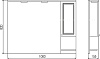 Мебель для ванной Comforty Севилья 100 слоновая кость с раковиной Comforty Т-9315