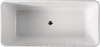 Ванна акриловая Azario LINCOLN 160х80 с сифоном и металлической рамой