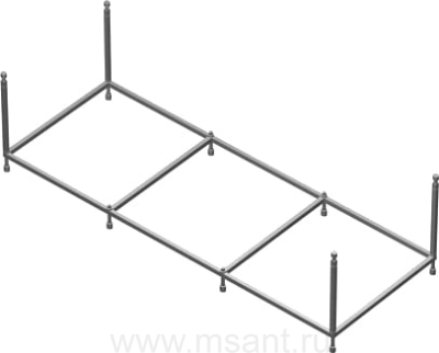 Каркас для ванны Kolpa San Quat Tamia 170x70