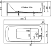 Акриловая ванна 1ACReal (Triton) Gamma 170x70