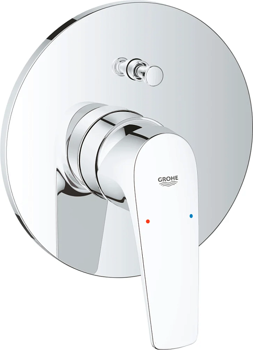 Смеситель Grohe BauFlow 29113000 С ВНУТРЕННЕЙ ЧАСТЬЮ для ванны с душем, хром