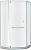 Душевой уголок RGW Hotel HO-084-W 100x100x195 см, профиль белый, стекло матовое