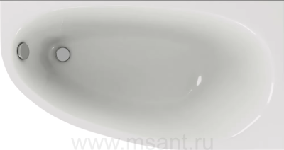 Акриловая ванна Aquatek Дива 150х90 R