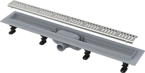 Душевой лоток AlcaPlast APZ10-Simple 650 с решеткой и опорами