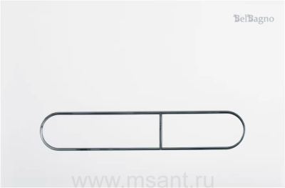 Кнопка смыва BelBagno Prospero BB004-PR-BIANCO белая