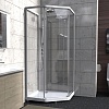 Душевая кабина IDO Showerama 10-5 Comfort 100x100 профиль белый, стекло прозрачное