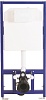 Комплект Berges NOVUM525, кнопка F3 хром глянец, унитаз Floe Rimless, сидение Floe Slim SO