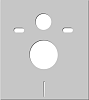 Система инсталляции для унитазов Berges Atom 410 кнопка хром