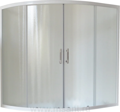 Шторка на ванну Royal Bath Alpine RB150ALP-C 150 см матовое стекло