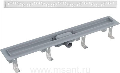 Душевой лоток AlcaPlast APZ8-Simple 850M с решеткой и опорами