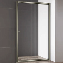 Душевая дверь в нишу Cezares Giubileo-BF-1 прозрачное стекло, бронза