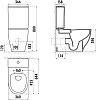 Унитаз-компакт Creavit Mare MA361-11CB00E-0000