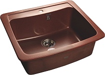 Мойка кухонная GranFest Standart GF-S605 красный марс