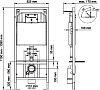 Комплект Berges NOVUM525, кнопка S3 хром глянец, унитаз EGO Rimless, сидение Toma Slim SO